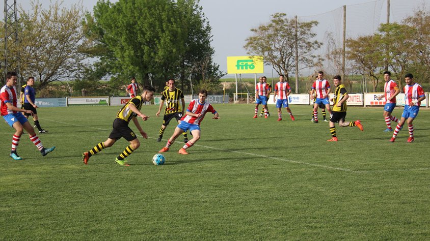 Un moment del partit