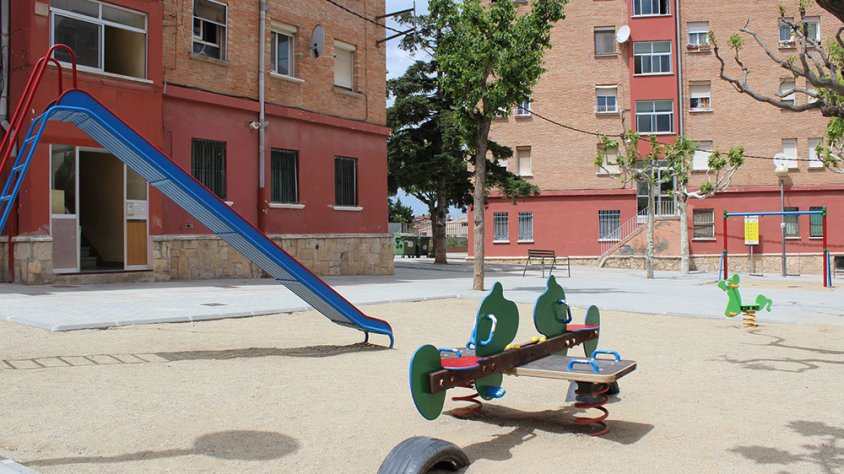 L'aspecte actual de la plaça de Lluís Companys
