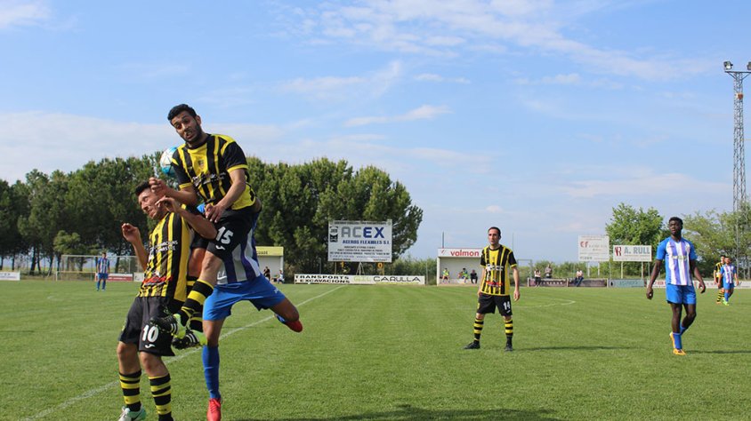 Imatge del partit contra el Vilanova