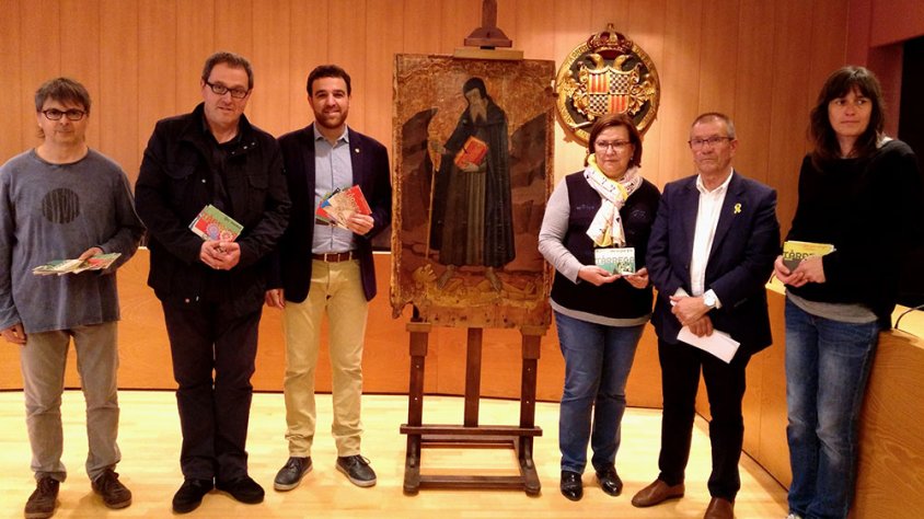 Han presentat avui el retaule i les noves rutes l’alcaldessa Rosa Maria Perelló; el vicepresident 1r del Consell Comarcal de l’Urgell, Joan Eroles; el regidor de Cultura, Raül Palacios; el director dels museus de Tàrrega, Jaume Espinagosa; i el director t