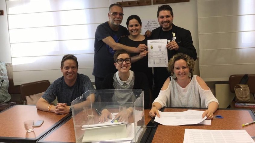 Alcalde, edils i treballadors municipals amb els resultats