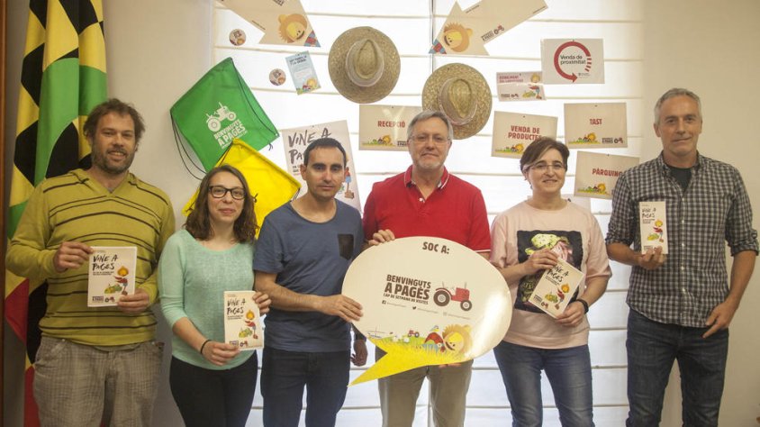 Moment de la presentació, ahir, a Tàrrega