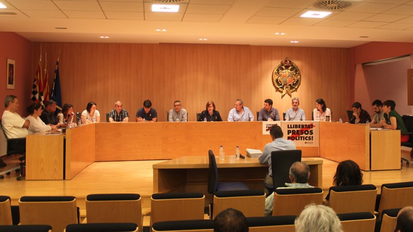 Un moment de la sessió del Ple d'aquest dijous