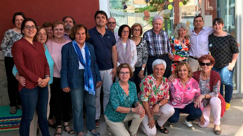 Participants al taller amb representants del consistori