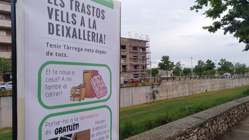 Un dels plafons que s'han instal·lat