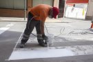 Repinten passos de vianants de Tàrrega per reforçar la seguretat