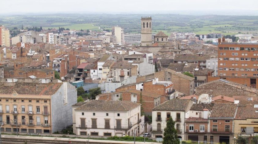 Vista de la localitat de Tàrrega, on van succeir els fets