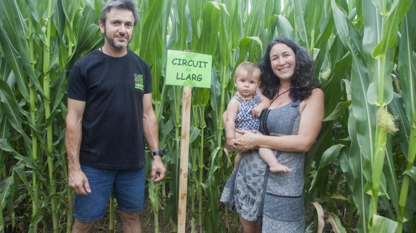 Els impulsors del laberint, que ocupa tres hectàrees de panissars en aquesta 13 edició