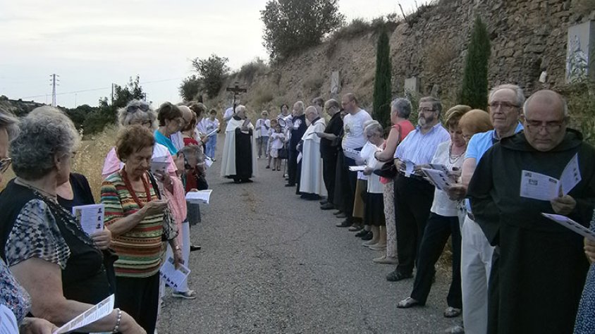 Romeria al Clot dels Aubins en el 82è aniversari del martiri dels 12 Beats Carmelites de Tàrrega