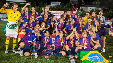 El Barça va guanyar el trofeu