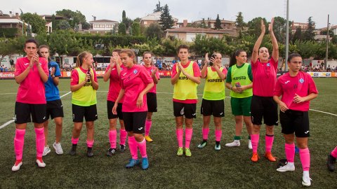 Jugadores d'un dels equips lleidatans