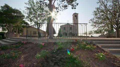 Panoràmica de l'Ermita de Sant Eloi captada el 7 de setembre del 2012