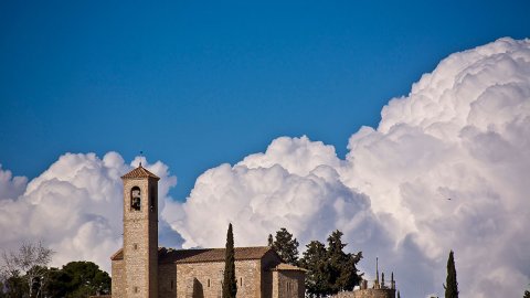 Imatge de l'Ermita de Sant Eloi, el 12 de març del 2018