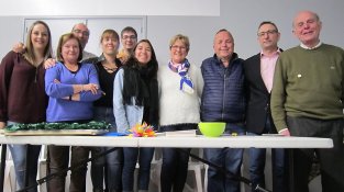 Els membres de l'actual junta del Grup de Teatre BAT