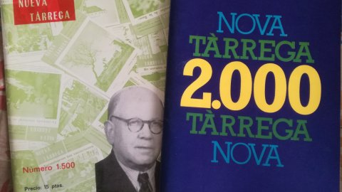 02. Us adjunto una foto amb dos exemplars, el del número 1.500 i 2.000. Els he trobat a la llibreria de casa dels meus sogres a Tàrrega. Estan perfectament conservats