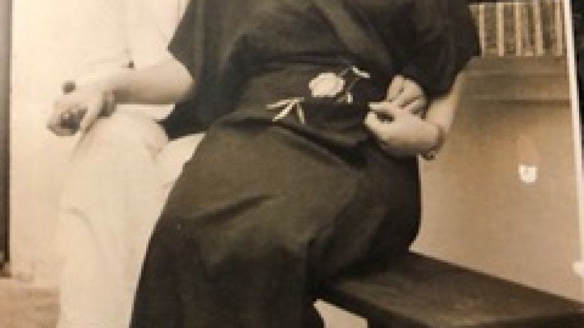 Fotografia del matrimoni Josep Foguet - Montserrat Dalmau l'any 1944