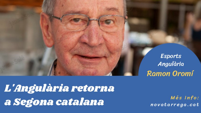 Ramon Oromí ens presenta la plantilla de l'Angulària