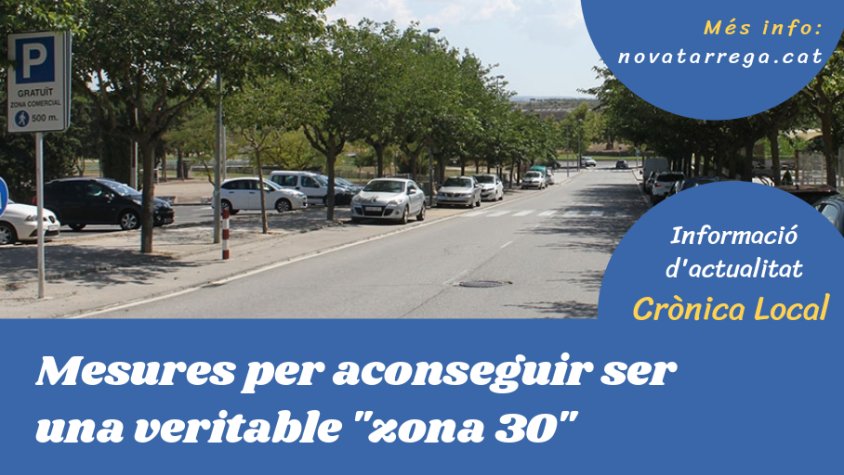 Obrim 'Crònica Local' parlant de les mesures que posarà en marxa l'Ajuntament per reduir la velocitat