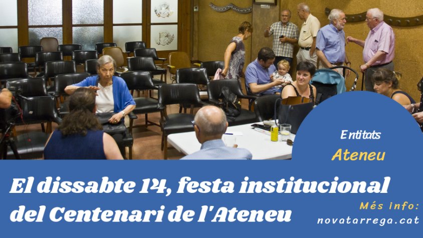 L'Ateneu avança en què consistirà l'acte del Centenari