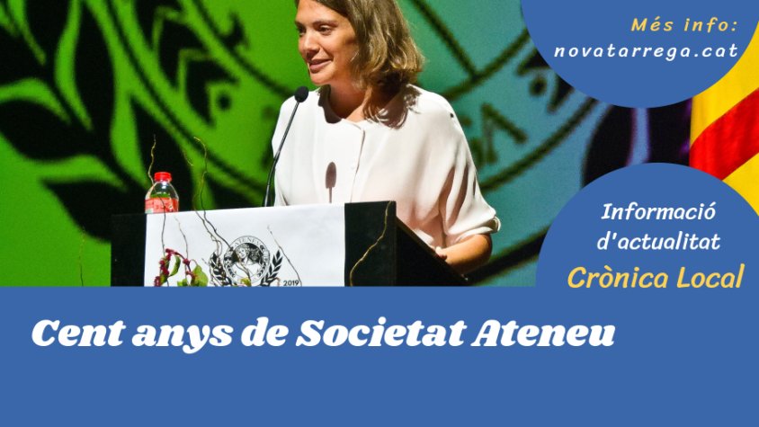 Obrim 'Crònica Local' amb el Centenari de l'Ateneu