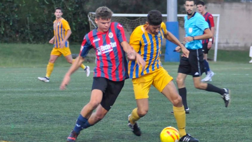 Un moment del partit