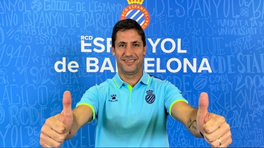 Imatge amb la qual el club perico va fer públic el retorn de Capdevila