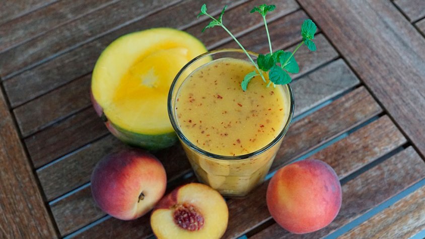 'Smothie' de meló i préssec