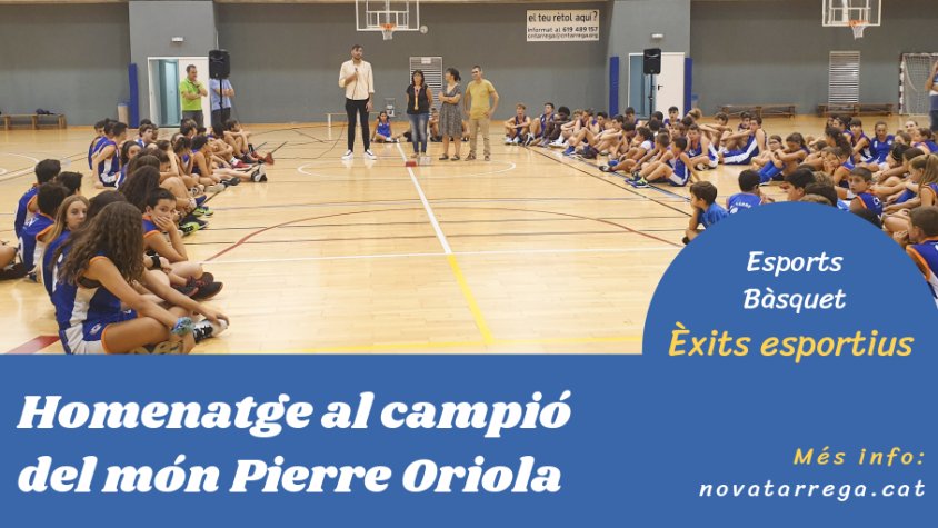 L'homenatge a Pierre Oriola, a 'Esports'