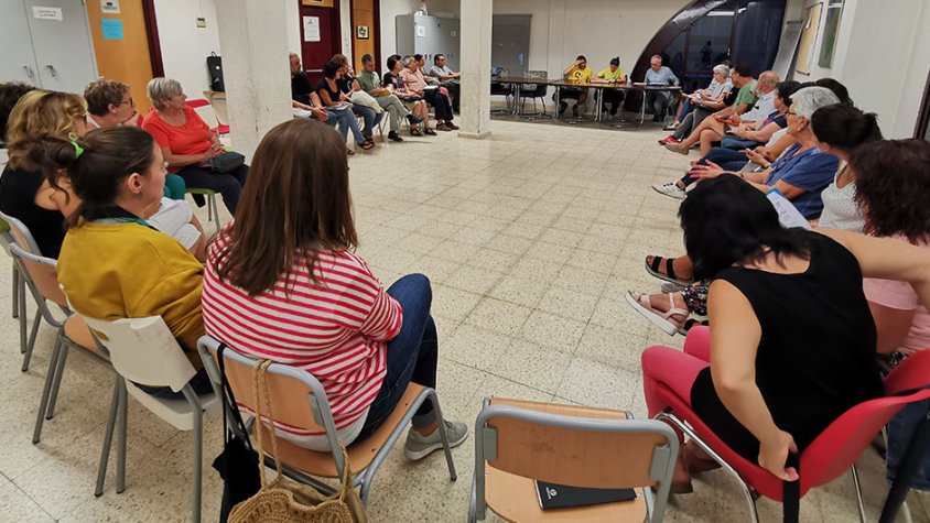 imatge de la darrera reunió d'Agenta