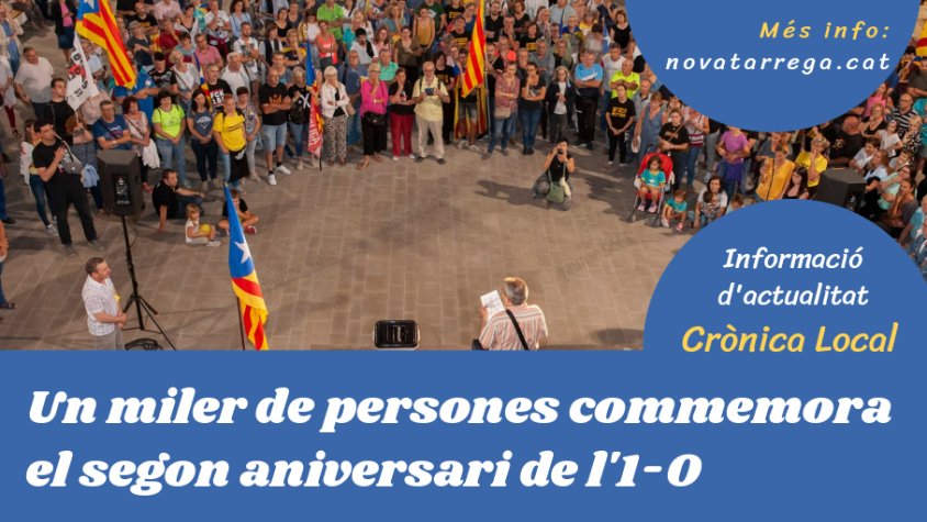Obrim 'Crònica Local' parlant de la commemoració del segon aniversari de l'1-O