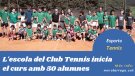 El Club de Tennis Tàrrega inicia el curs amb mig centenar d'alumnes