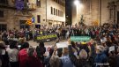 Multitudinària manifestació a Tàrrega per rebutjar la sentència del procés