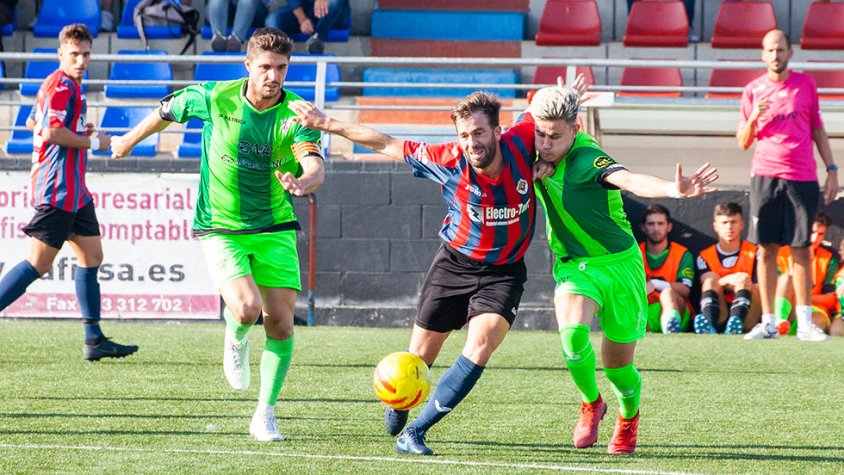 Imatge del partit contra el Viladecans