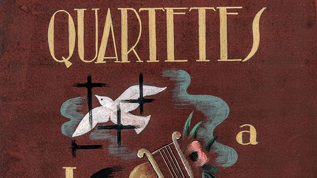 Portada de 'Quartetes a la presó' il·lustrada per Albert Sala. Inèdit. 194