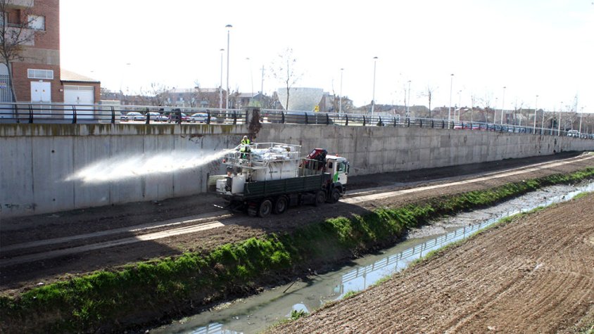 Imatge d'arxiu de la llera de l'Ondara a Tàrrega