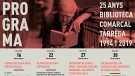La Biblioteca de Tàrrega celebra 25 anys com a focus de cultura, ciutadania i divulgació