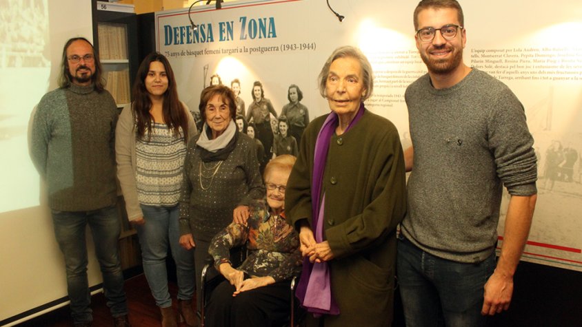 L'homenatge a les tres jugadores es va fer ahir a la tarda