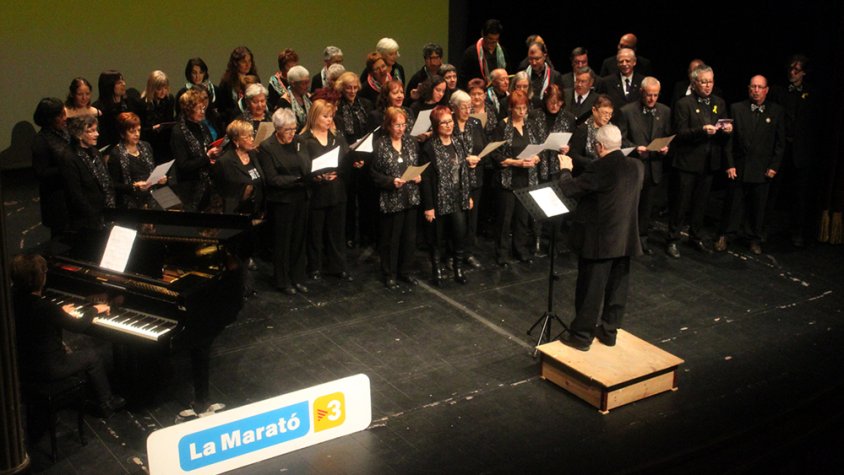 Interpretació conjunta de l'"Himne de Santa Cecília"