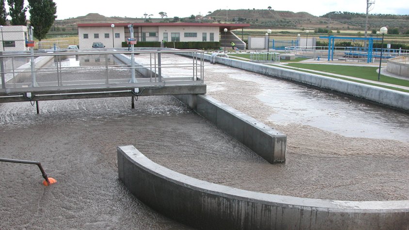 Imatge d'arxiu de l'estació depuradora de Tàrrega