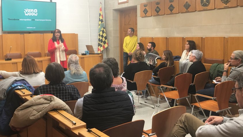 Imatge de la presentació del projecte dijous de la setmana passada