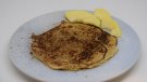'Pancakes' de civada i poma. Esmorzars per preparar a casa el cap de setmana