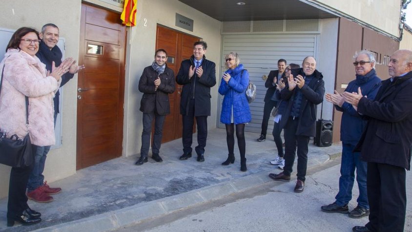 La inauguració, presidida per Miquel Àngel Cullerés