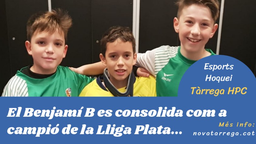 El Benjamí B del Tàrrega HPC, campió de la Lliga Plata