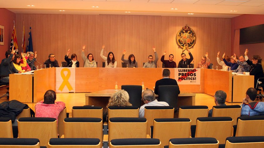 Una de les votacions que es van fer durant el ple d'aquest novembre