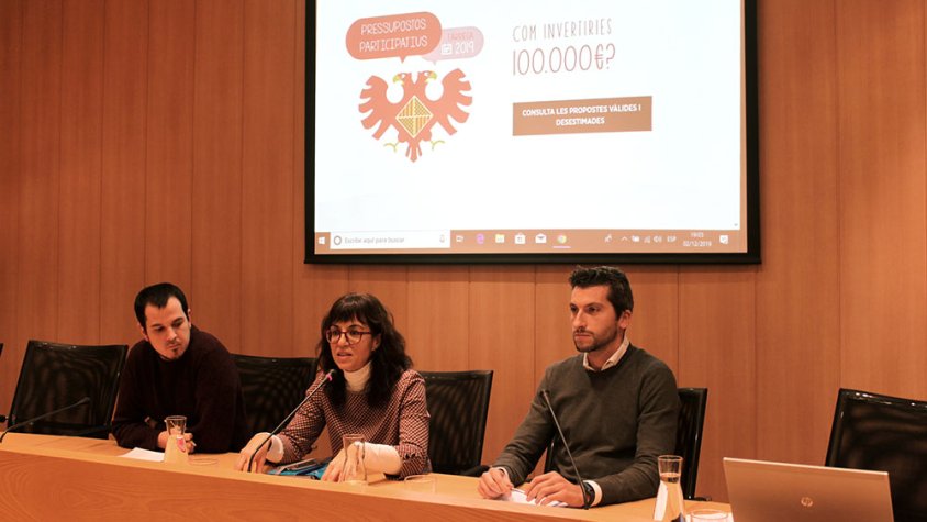 Imatge de la sessió informativa celebrada ahir a la tarda