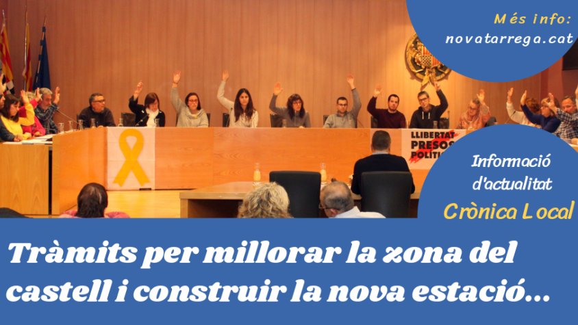 Obrim 'Crònica Local' parlant de l'avançament en els tràmits per millorar l'entorn del Castell