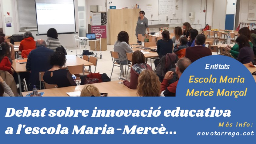 L'escola Maria-Merce Marçal acull un debat sobre innovació educativa