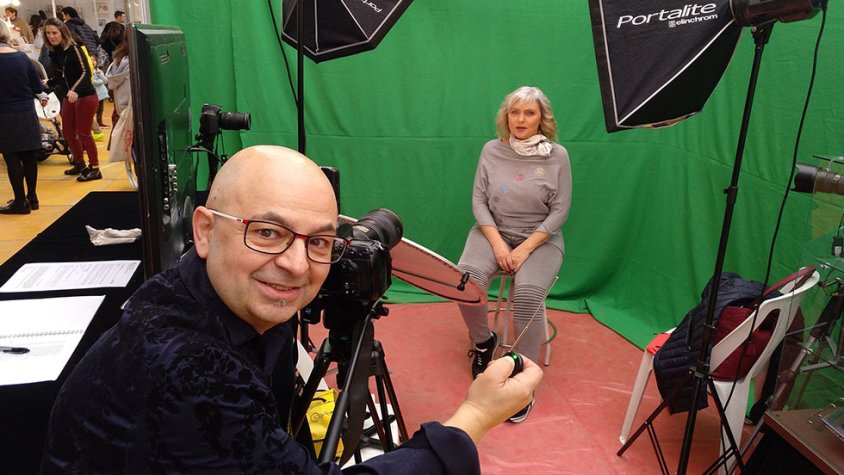 El fotògraf Jaume Solé ha efectuat una nova tanda de fotografies del projecte en el marc de la Fira d'Artistes