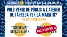 Tàrrega es prepara per viure La Marató més especial