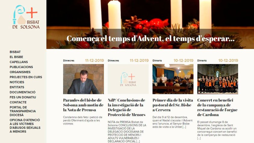 El Bisbat ha publicat un comunicat amb els resultats de la investigació a la seva pàgina web